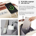 Expandable Travel Bag Set usb charging port