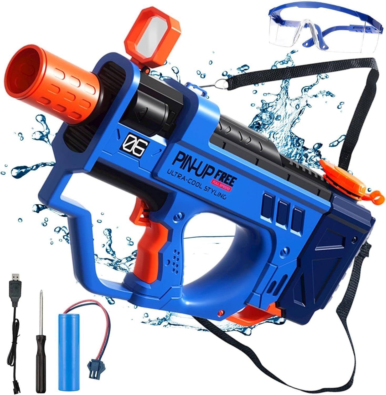 Electric Water Gun for Adults & Kids | Motorized Water Blaster 800cc 32FT Range - Awesome Marketplace