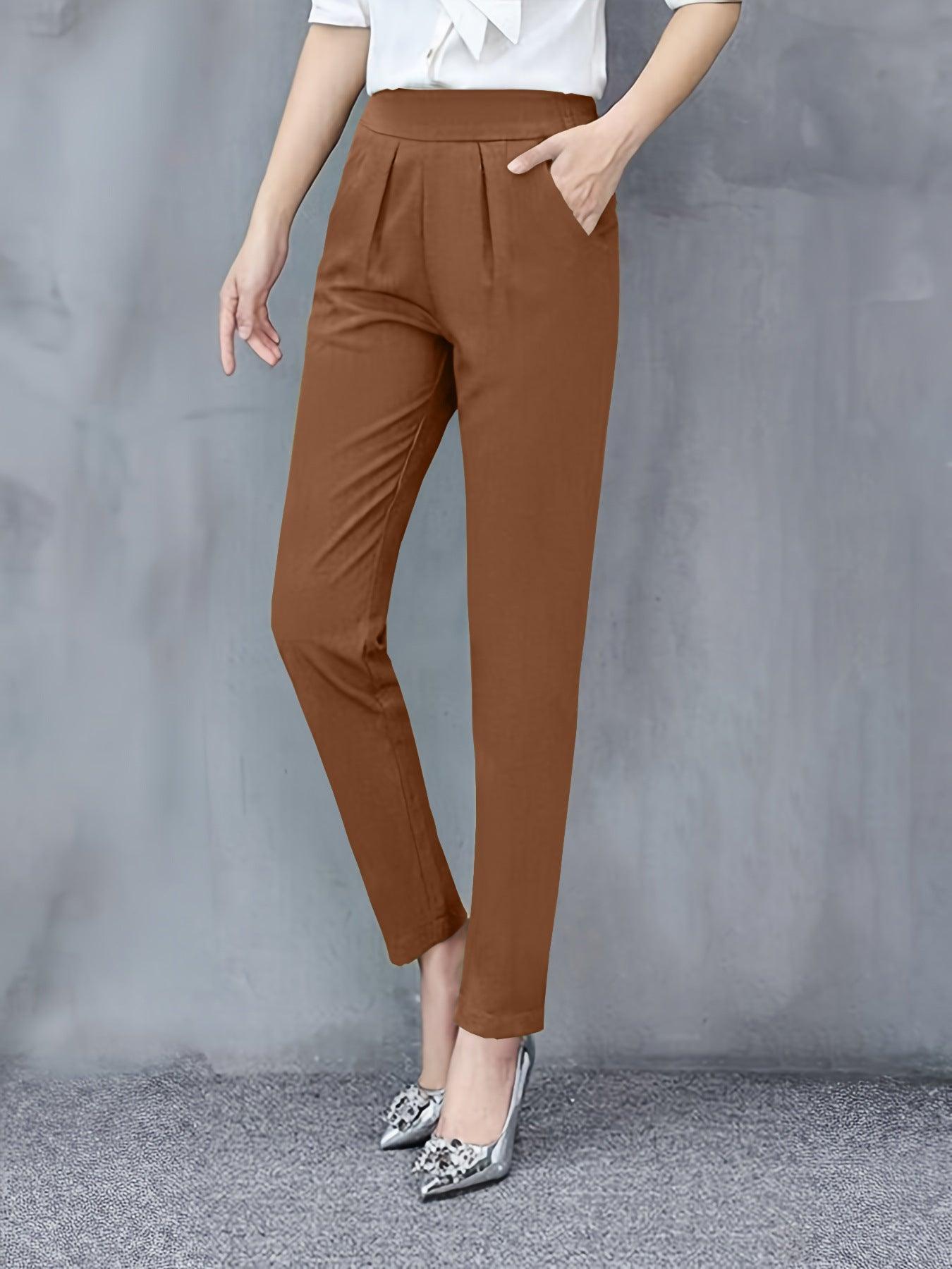 Fall Women's Clothing Slim Fit Slimming Skinny Pants Drape All-matching Harem Pants Casual Outdoor Trendy Ankle Length Pants - Awesome Marketplace