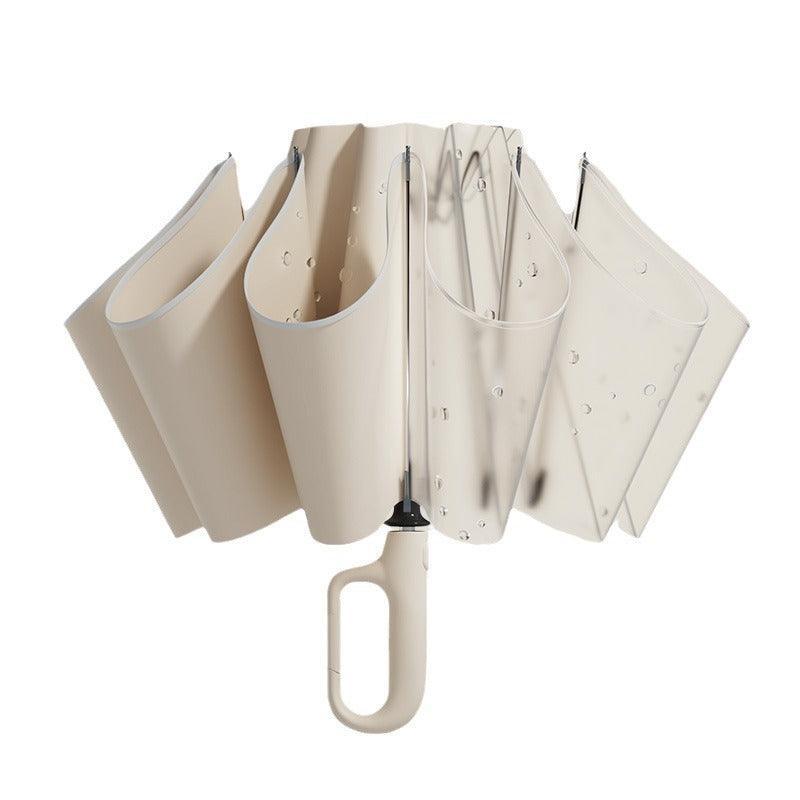 Fully Automatic Buckle Reverse Thickening Reinforced Folding Umbrella - Awesome Marketplace