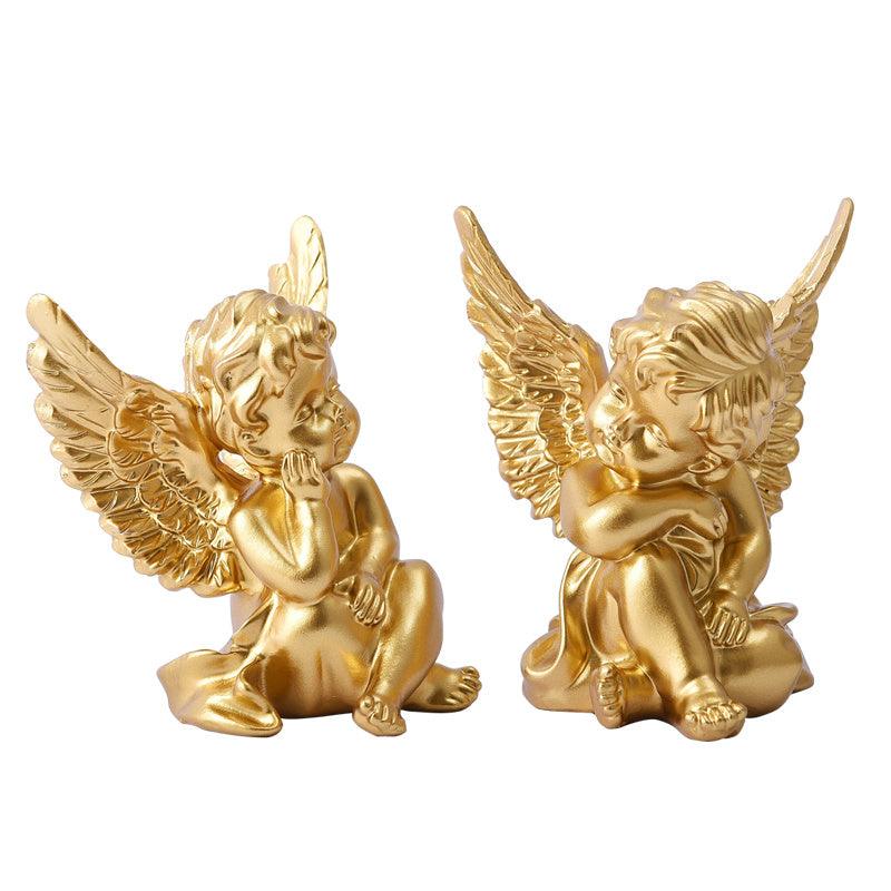 Guardian Angel Statue for Home Decor Spiritual and Timeless Art Piece - Awesome Marketplace