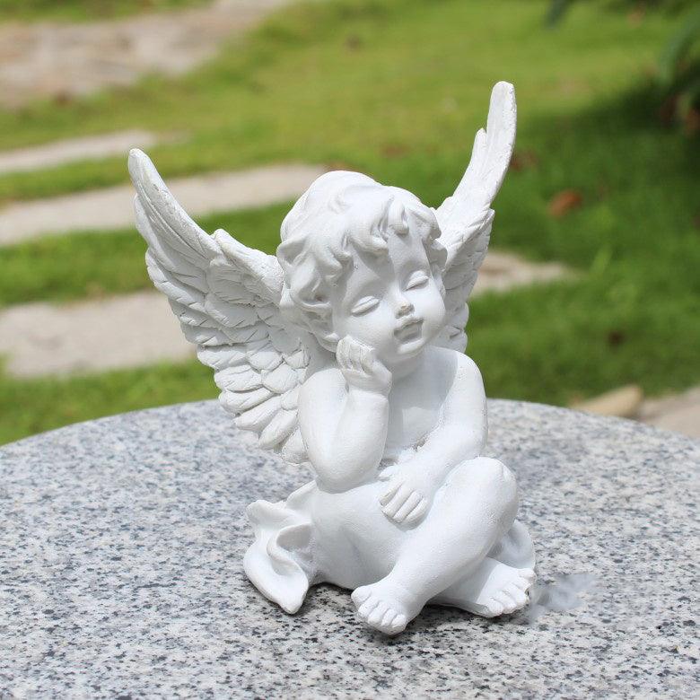 Guardian Angel Statue for Home Decor Spiritual and Timeless Art Piece - Awesome Marketplace