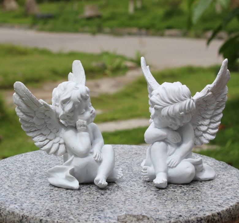 Guardian Angel Statue for Home Decor Spiritual and Timeless Art Piece - Awesome Marketplace