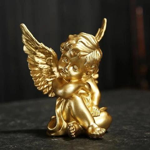 Guardian Angel Statue for Home Decor Spiritual and Timeless Art Piece - Awesome Marketplace