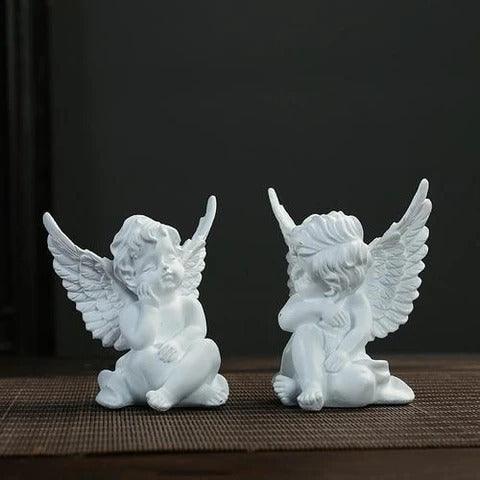 Guardian Angel Statue for Home Decor Spiritual and Timeless Art Piece - Awesome Marketplace