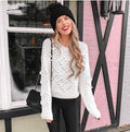 Holiday sweater loose sweater sweater ball women winter season - Awesome Marketplace