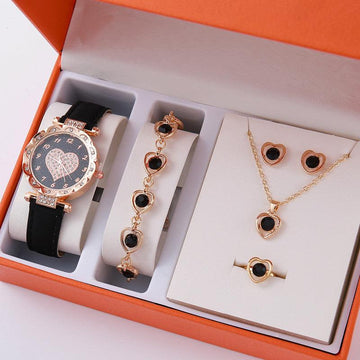 Korean Minimalist High-End Quartz Watch Set Elegant Fashion Timepiece - Awesome Marketplace