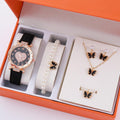 Korean Minimalist High-End Quartz Watch Set Elegant Fashion Timepiece - Awesome Marketplace