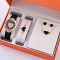 Korean Minimalist High-End Quartz Watch Set Elegant Fashion Timepiece - Awesome Marketplace