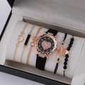 Korean Minimalist High-End Quartz Watch Set Elegant Fashion Timepiece - Awesome Marketplace