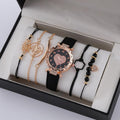 Korean Minimalist High-End Quartz Watch Set Elegant Fashion Timepiece - Awesome Marketplace