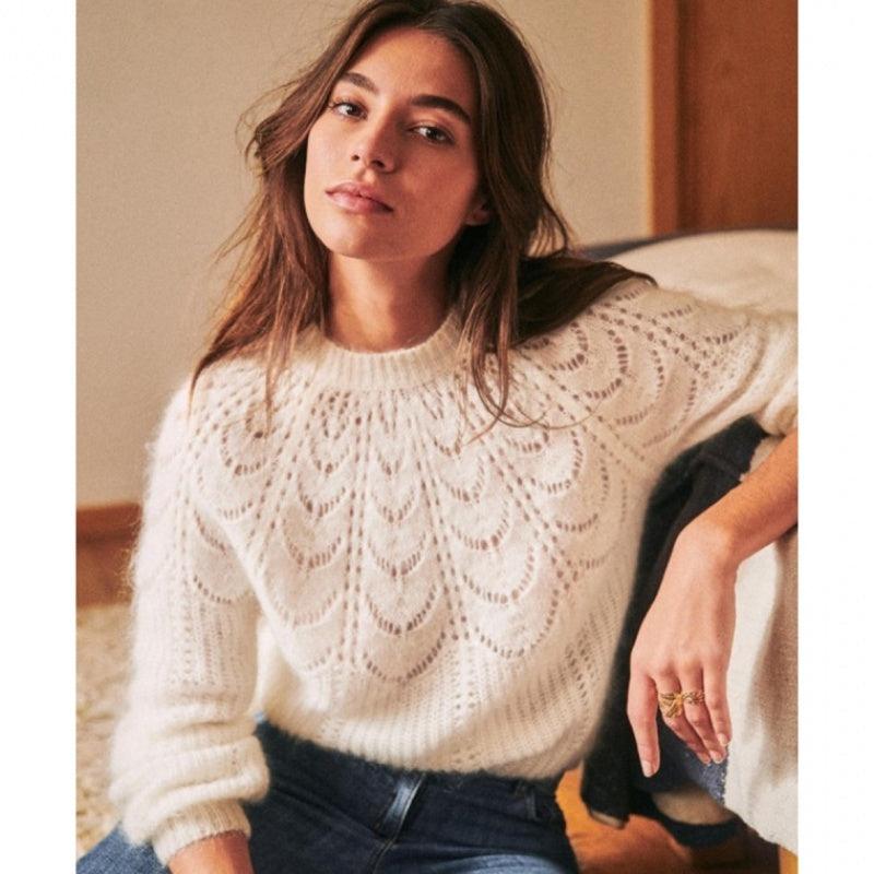 Ladies’ Knitted Pullover Sweater Warm Fabric for Fall Cozy Autumn Style for Women - Awesome Marketplace