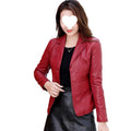 Leather Coat Women Fall Short Western Style All-matching Women - Awesome Marketplace