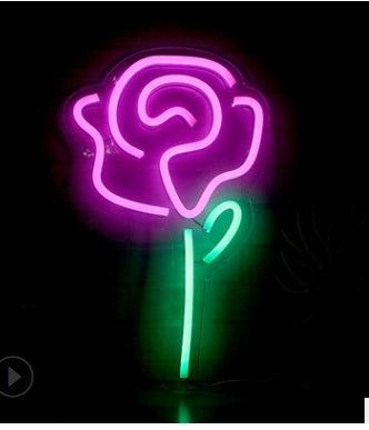 LED Neon Light, Acrylic Back Panel, Room Decoration Night Light - Awesome Marketplace