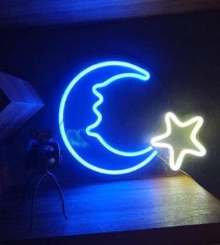 LED Neon Light, Acrylic Back Panel, Room Decoration Night Light - Awesome Marketplace