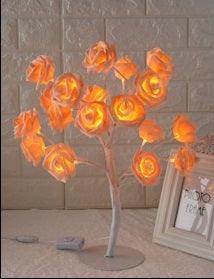 LED Tree Lamp Rose Small Tree Lamp Modeling Lamp Table Lamp - Awesome Marketplace