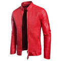 Long Sleeve Zipper Leather Cardigan Jacket Stylish & Warm Leather Coat - Awesome Marketplace