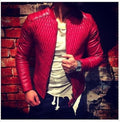 Long Sleeve Zipper Leather Cardigan Jacket Stylish & Warm Leather Coat - Awesome Marketplace