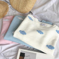 Loose Cloud Sweater for Women Soft Cozy Relaxed Fit Winter Knitwear - Awesome Marketplace