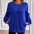 Loose Long Sleeve Casual Sweatshirt for Women – Cozy Stylish and Perfect for Every Day - Awesome Marketplace