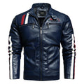 Men'S Leather Clothing Tide Motorcycle Leather Jacket Washed Plus Cotton Leather Jacket - Awesome Marketplace