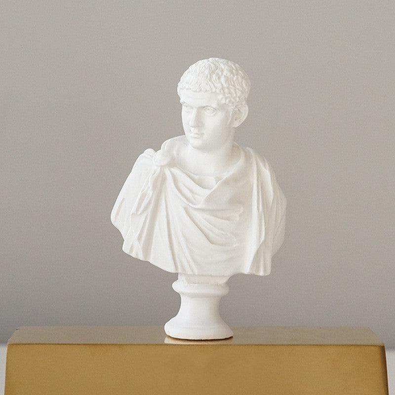 Mini Plaster Statue Decoration Sketch Resin Statue - Awesome Marketplace