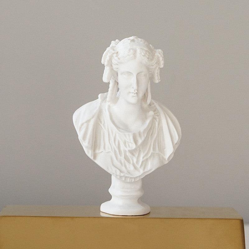 Mini Plaster Statue Decoration Sketch Resin Statue - Awesome Marketplace