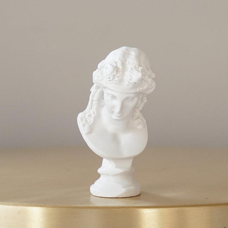 Mini Plaster Statue Decoration Sketch Resin Statue - Awesome Marketplace