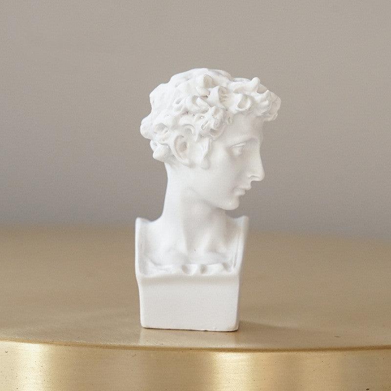 Mini Plaster Statue Decoration Sketch Resin Statue - Awesome Marketplace