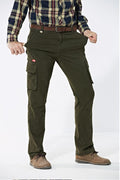 Multi-pocket Trousers Mid-waist Men's Pants Autumn Thickening Outdoor Sports Overalls - Awesome Marketplace