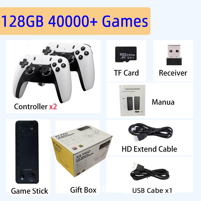 New X9 HD Home Game Console Wireless Dual Controller HDMI Output - Awesome Marketplace