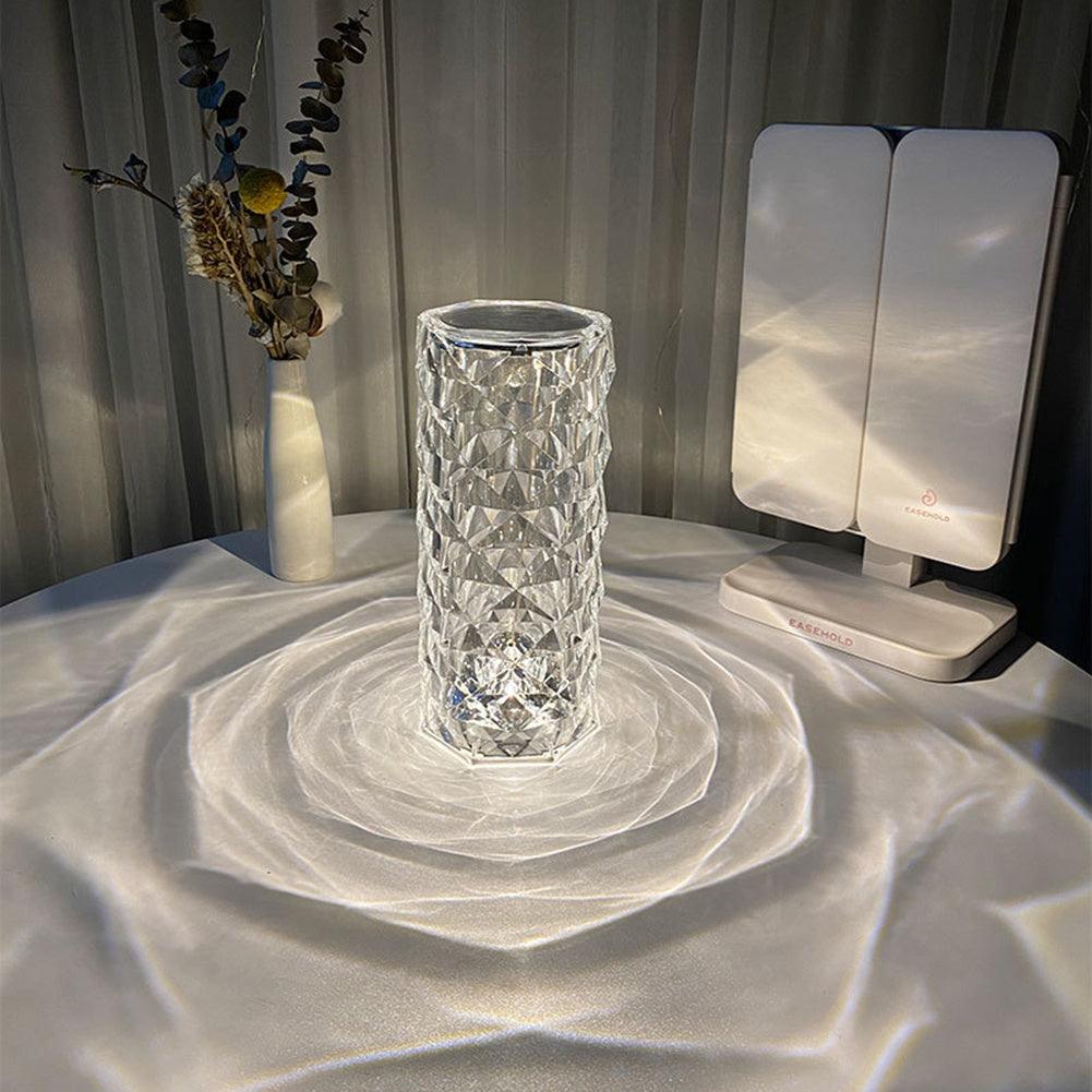 Nordic Crystal USB Table Lamp Touch Dimming Diamond Night Light Decor - Awesome Marketplace