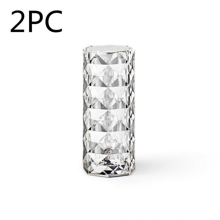 Nordic Crystal USB Table Lamp Touch Dimming Diamond Night Light Decor - Awesome Marketplace