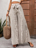 Perfee Printed Wide Leg Pants Trendsi