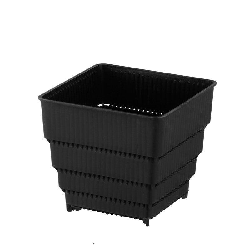 Plastic Resin Square Planter Succulent Pot Breathable & Stylish Design - Awesome Marketplace