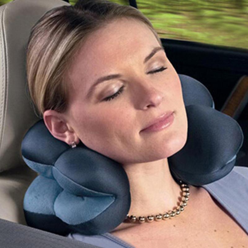 Pressure Relief Travel Portable Pillow Compact Comfort Support for Travel - Awesome Marketplace