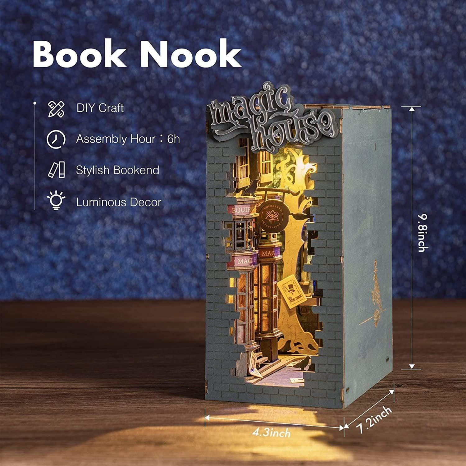 Robotime Rolife Book Nooks Series Stories In Books 4 Kinds DIY Wooden Miniature House Furniture Sakura Densya TGB01 Dropshipping - Awesome Marketplace