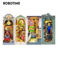 Robotime Rolife Book Nooks Series Stories In Books 4 Kinds DIY Wooden Miniature House Furniture Sakura Densya TGB01 Dropshipping - Awesome Marketplace