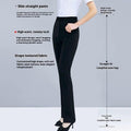 Spring And Summer Black Suit Pants Women's Formal Wear Professional Slim Fit Slimming Pants - Awesome Marketplace