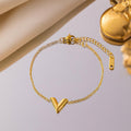 Titanium Steel No Fading Simple Gold Necklace - Awesome Marketplace