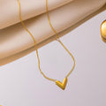 Titanium Steel No Fading Simple Gold Necklace - Awesome Marketplace