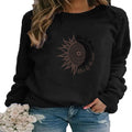 Trendy Round Neck Sweater Autumn Printing - Awesome Marketplace