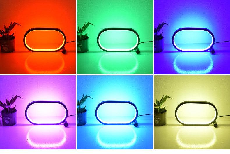 Usb Plug-In Lamp Oval Acrylic Lamp Touch Control Dimmable Modern Simple Creative Night Lamp Bedside Reading Lamp Desk Table Led - Awesome Marketplace