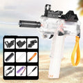 Uzi Electric Burst Water Gun Children's Powerful Water Gun Toy Fully Automatic Range Long Spray Outdoor Toy Water Gun - Awesome Marketplace