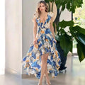 Women's Casual Fashion Printed Dress - Awesome Marketplace