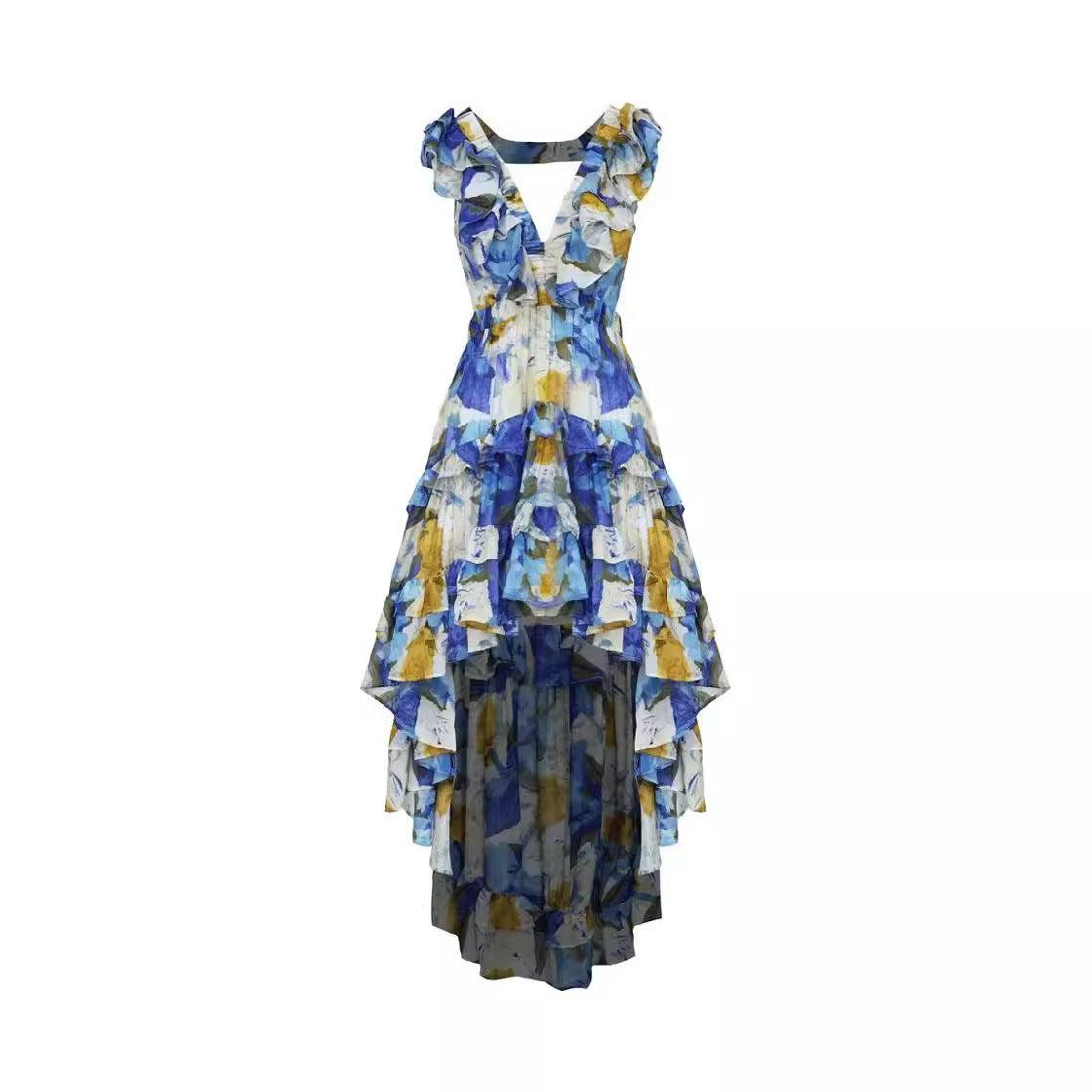 Women's Casual Fashion Printed Dress - Awesome Marketplace