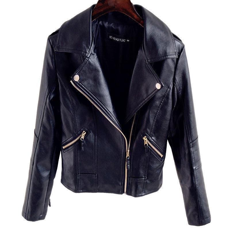 Women's Leather Coat Women's Short Korean Style - Awesome Marketplace