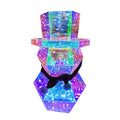 Xmas Gift Prismatic led glow Lights Santa Claus & Snowman Christmas Night Light - Awesome Marketplace