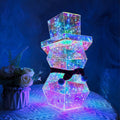 Xmas Gift Prismatic led glow Lights Santa Claus & Snowman Christmas Night Light - Awesome Marketplace